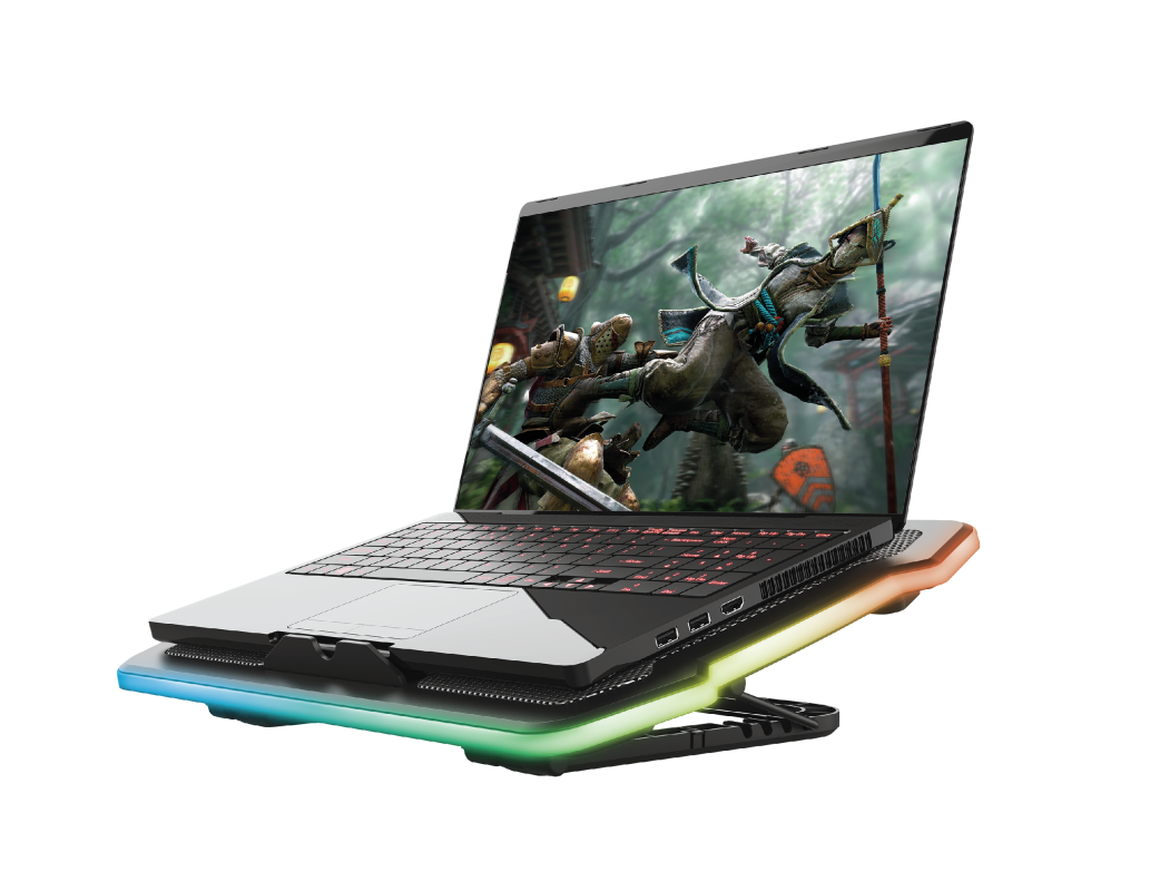 Ventilador Notebook Gamer Trust Gxt 1126 Aura Rgb Negro – imagen 4