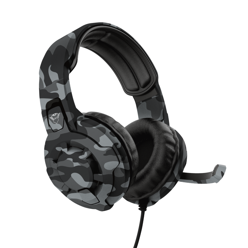Audifonos Gamer Trust Gxt 411k Radius Pc Ps4 Switch Xbox Camu Negro – imagen 2