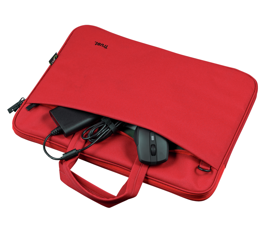 Bolso Notebook 16 Pulgadas Trust Bologna Rojo – imagen 4