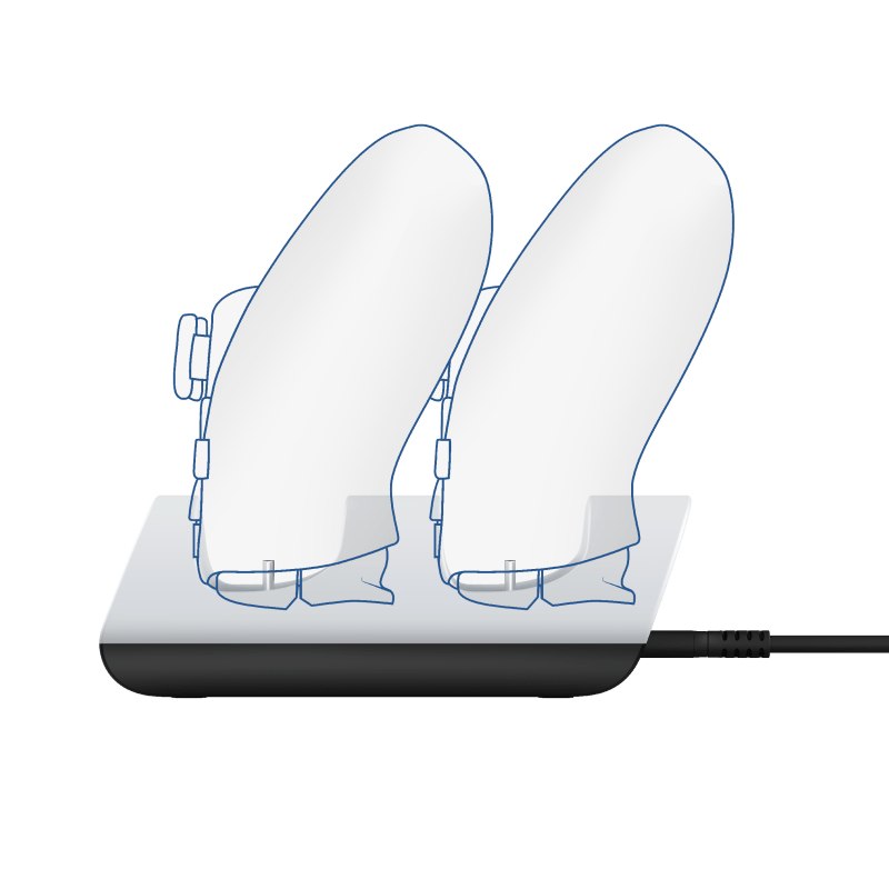 Cargador Dock Dual Ps5 Trust Gxt 254 Blanco – imagen 4