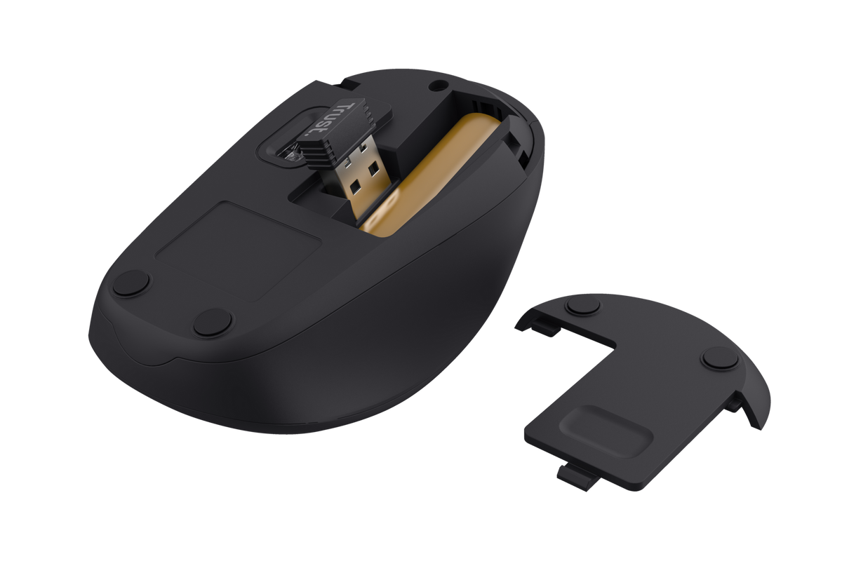 Mouse Inalambrico Silencioso Trust Yvi+ Azul – imagen 4