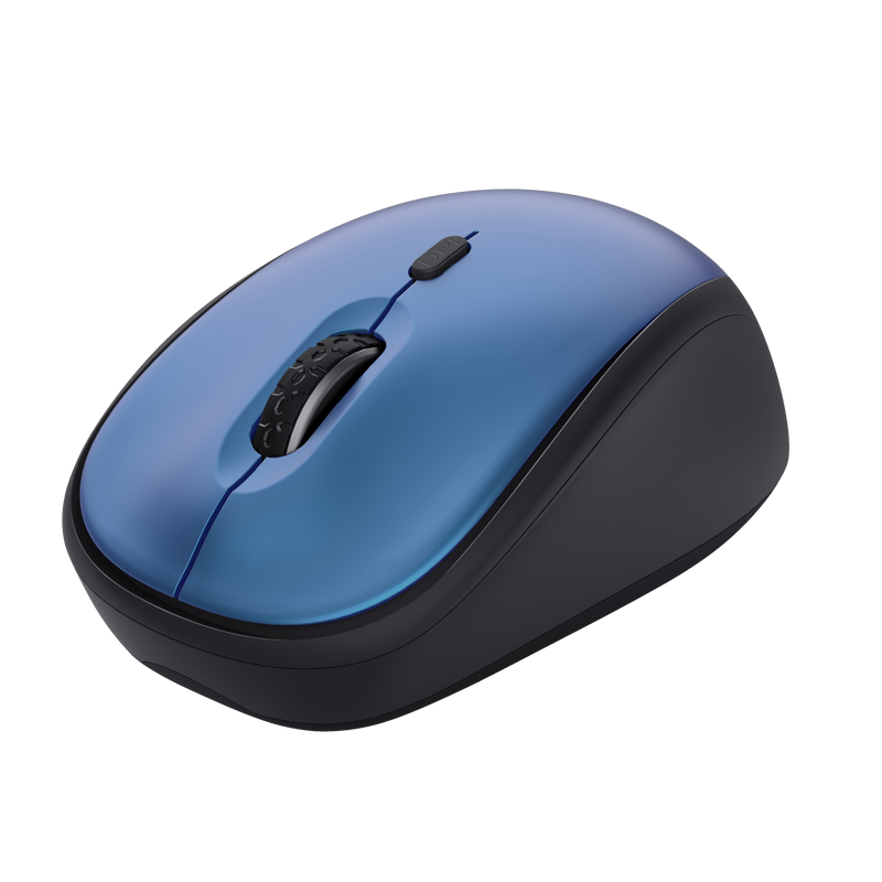 Mouse Inalambrico Silencioso Trust Yvi+ Azul – imagen 2