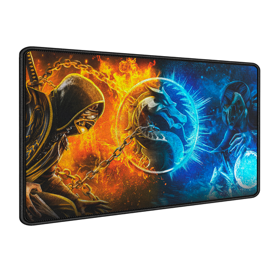 Mousepad Gamer Antideslizante 70x30 Diseño Scorpio Vs Subzero