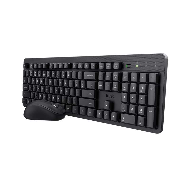 Kit Teclado y Mouse Trust Ody II WL Inalambrico Negro – imagen 3