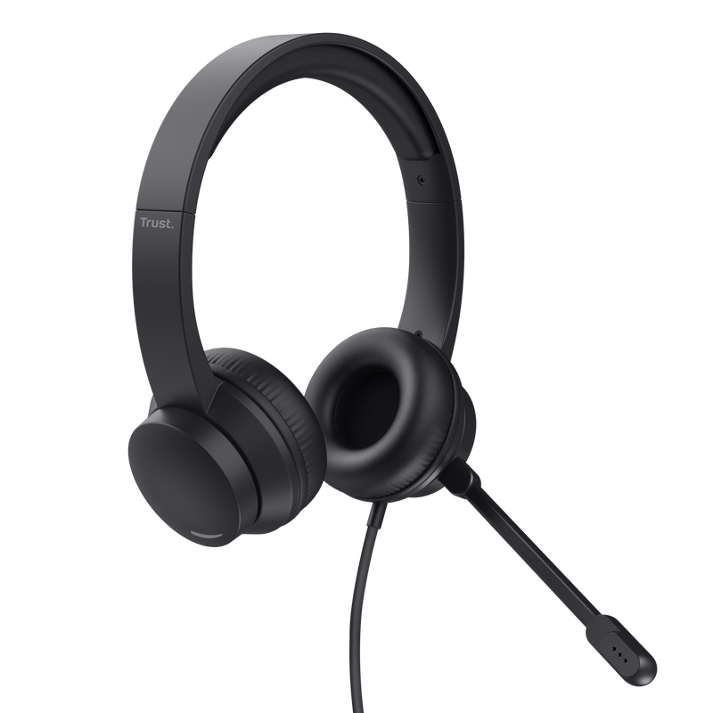 Audífonos Trust Ayda Para Pc Conexion 3.5mm Negro – imagen 2