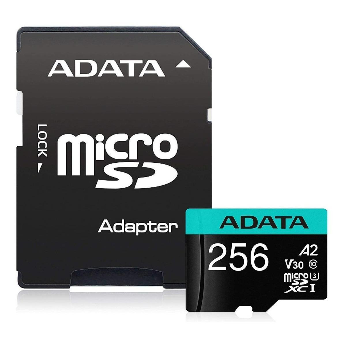Memoria Micro Sd Premier Pro 256 Gb Adata Clase 10