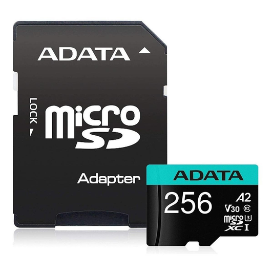 Memoria Micro Sd Premier Pro 256 Gb Adata Clase 10