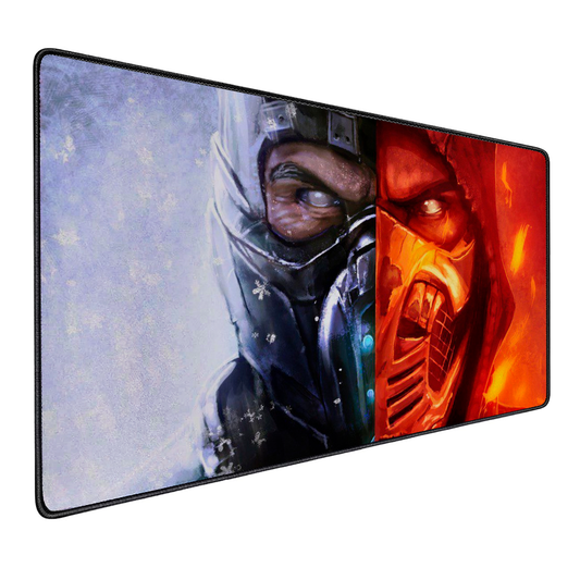 Mousepad Gamer Antideslizante 90x40 Diseño Subzero Scopio Mortal Kombat