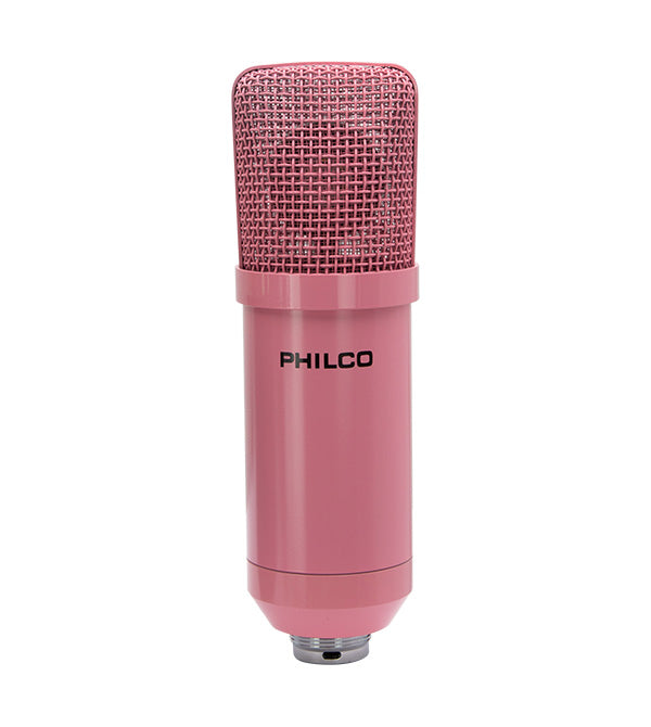 Kit Micrófono Studio Streaming + Antipop + Soporte + Stand Philco Rosado – imagen 3