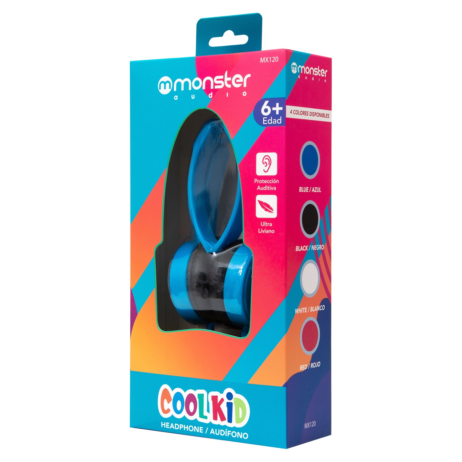 Audífonos Para Niños Monster Coolkid Celeste – imagen 2