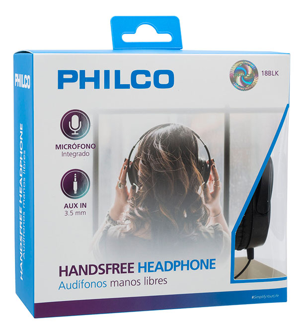 Audifono Alambrico Philco 18blu 3.5mm Stereo Azul – imagen 4