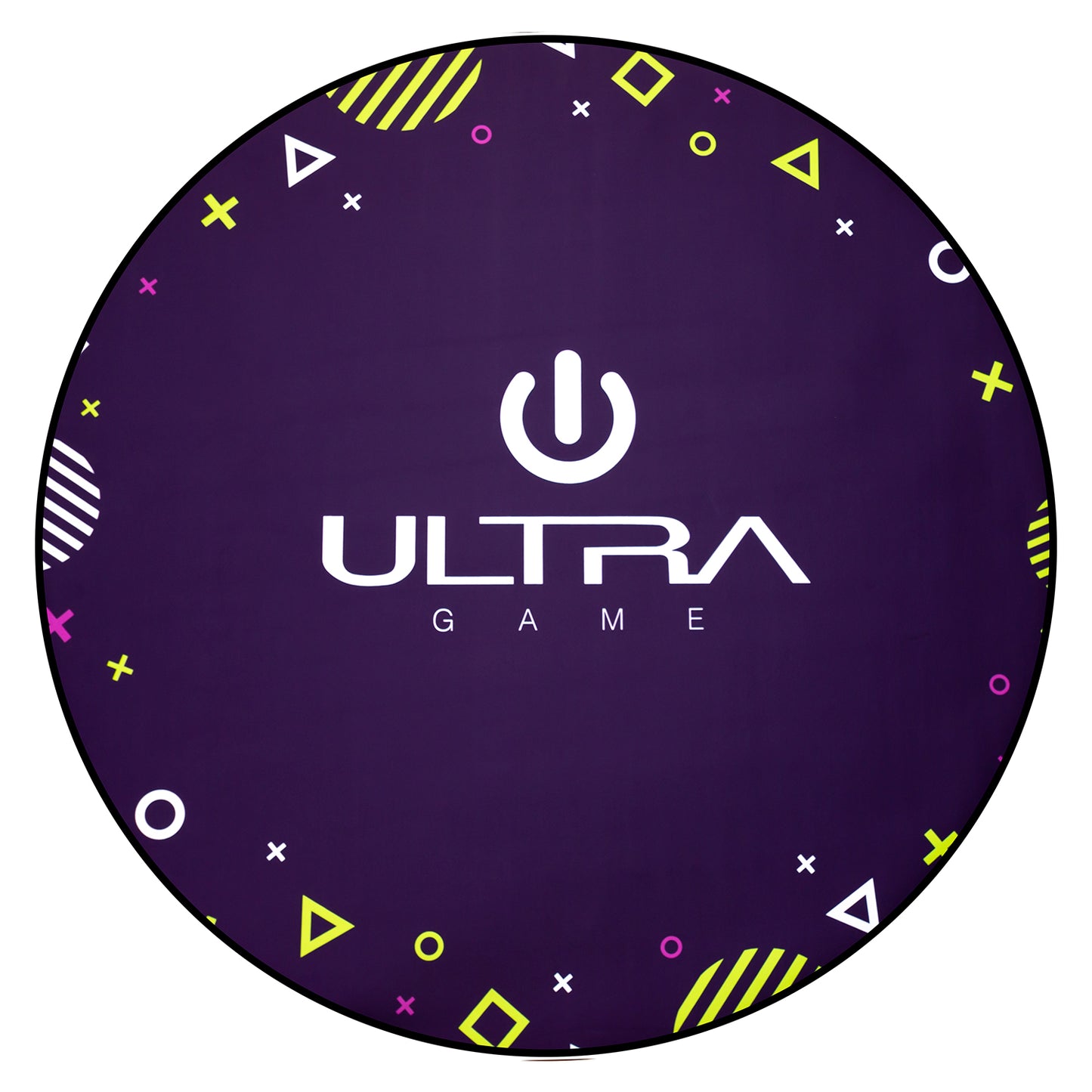Alfombra Gamer Circular Ultra Para Silla Morado – imagen 2