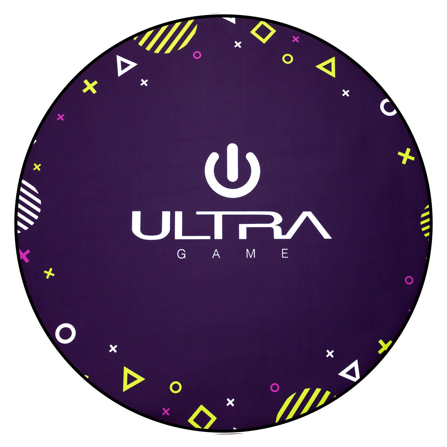 Alfombra Gamer Circular Ultra Para Silla Morado – imagen 2