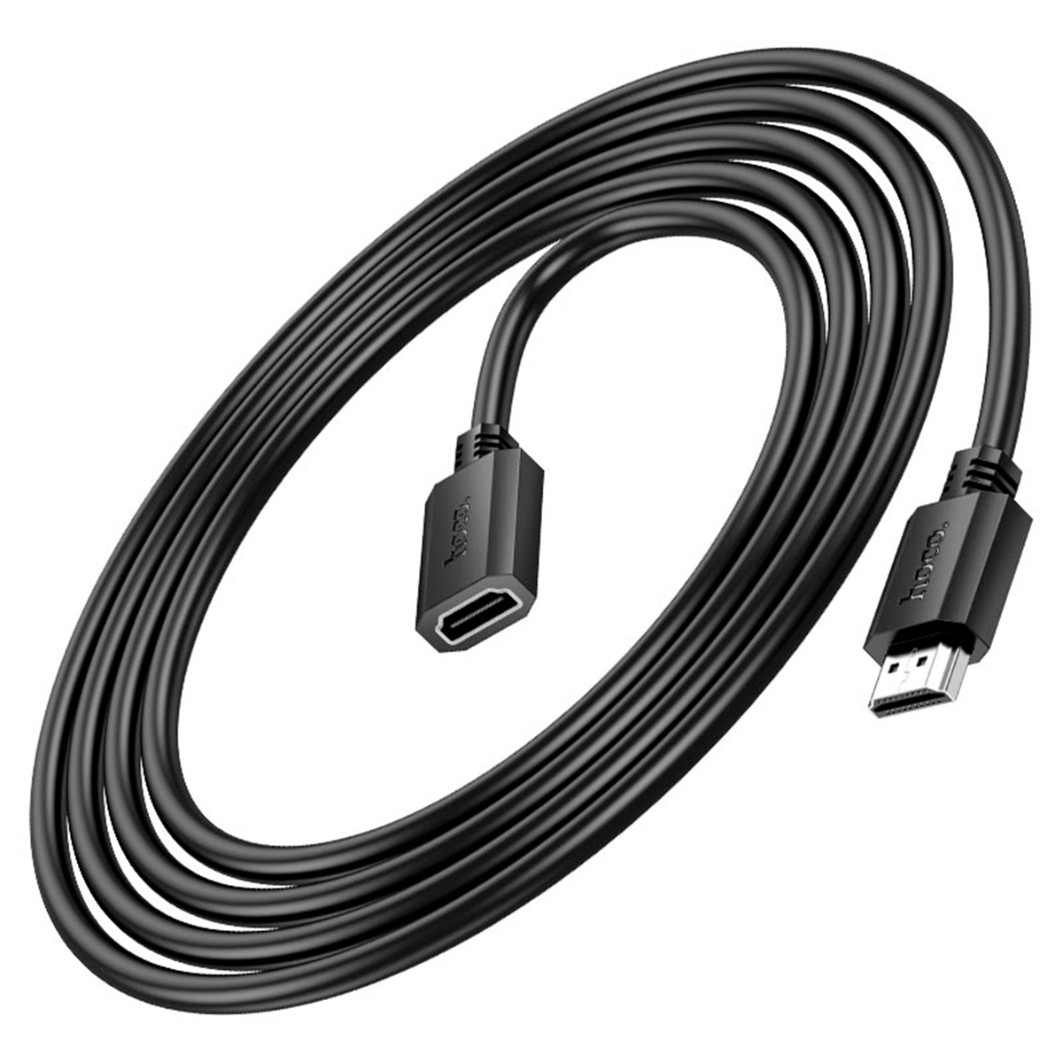Cable Extensor Hdmi Macho a Hdmi Hembra Hoco Us13 2 Metro Negro