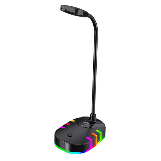 Microfono Gamer Strike Me Xmc-02 Rgb Negro