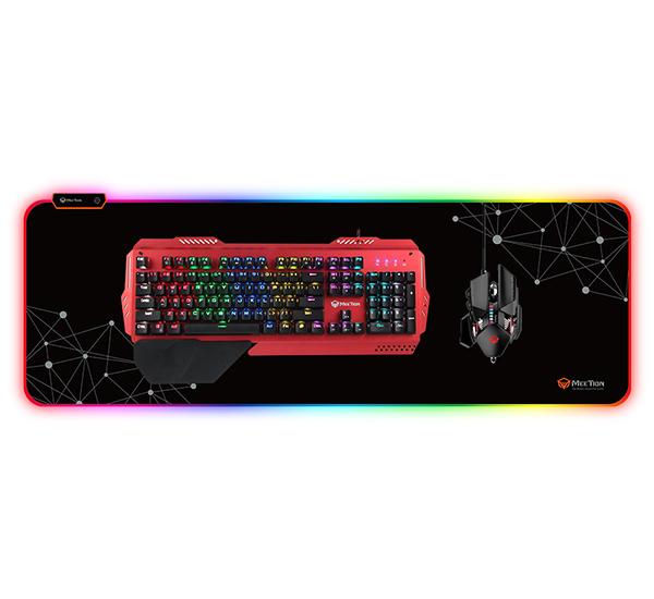 Mousepad Gamer Meetion Rubber Xl 88x30cm Negro – imagen 6