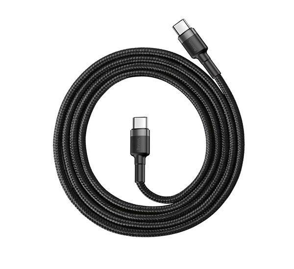 Cable Tipo C a Tipo C PD 20V 3A 60W 1 Metro Baseus Negro – imagen 4