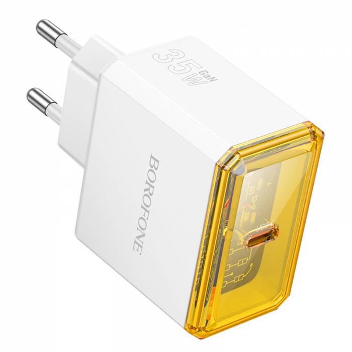 Cargador Borofone Bas31a 35w Qc 3.0 Tipo C Blanco