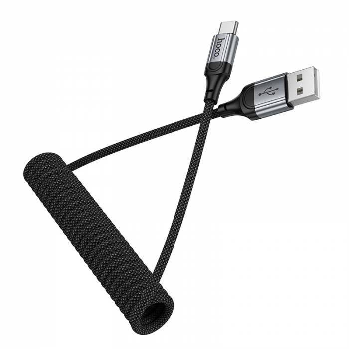 Cable Usb a Tipo C Hoco X121 1.5m 3a Negro – imagen 2