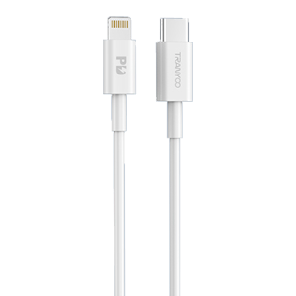 Cargador + Cable Iphone Ipad Tipo C Tranyoo Qc 3.0 20w Blanco – imagen 4