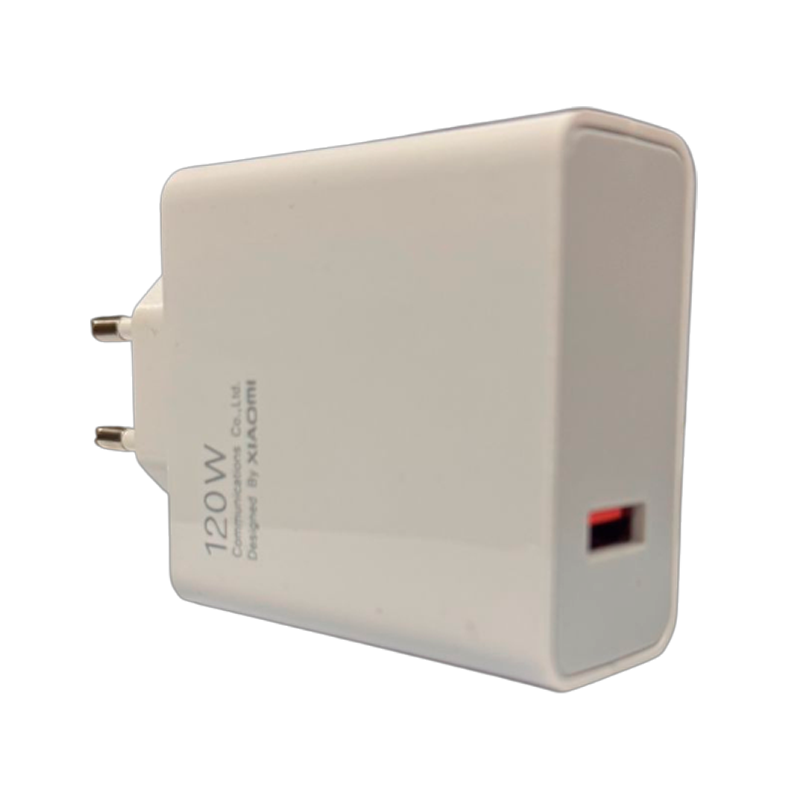 Cargador Carga Rapida Para Xiaomi 120w + Cable Tipo C Blanco – imagen 3