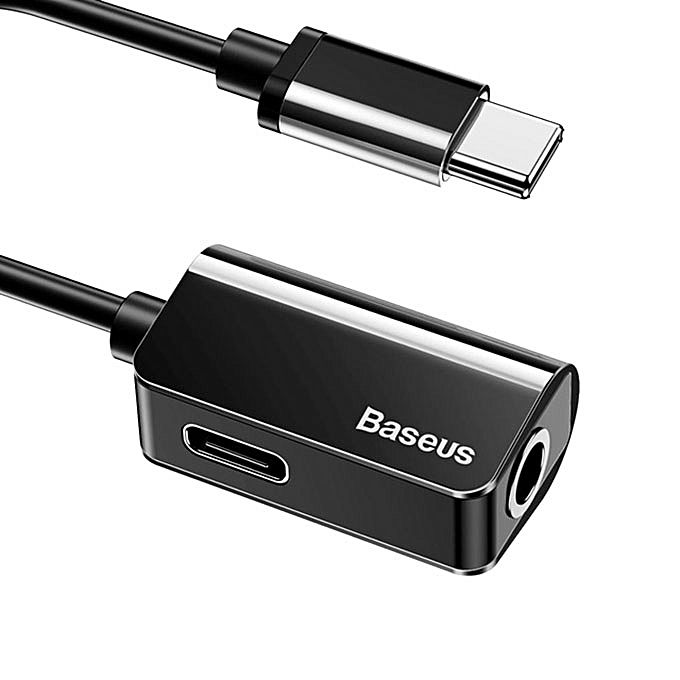 Adaptador Tipo C a Jack 3.5mm + Carga Tipo C Baseus – imagen 2