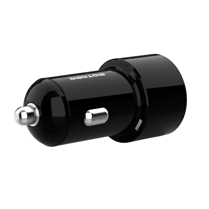 Cargador de Auto Motomo Mo-501 52.5w Dual Negro – imagen 2