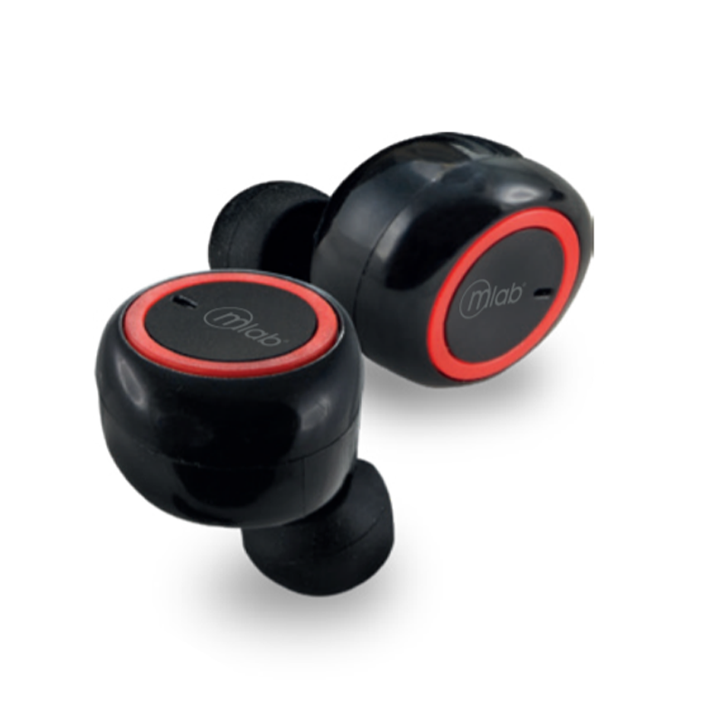Audifonos Bluetooth Circle Twins Inalámbricos Microlab Negro – imagen 3