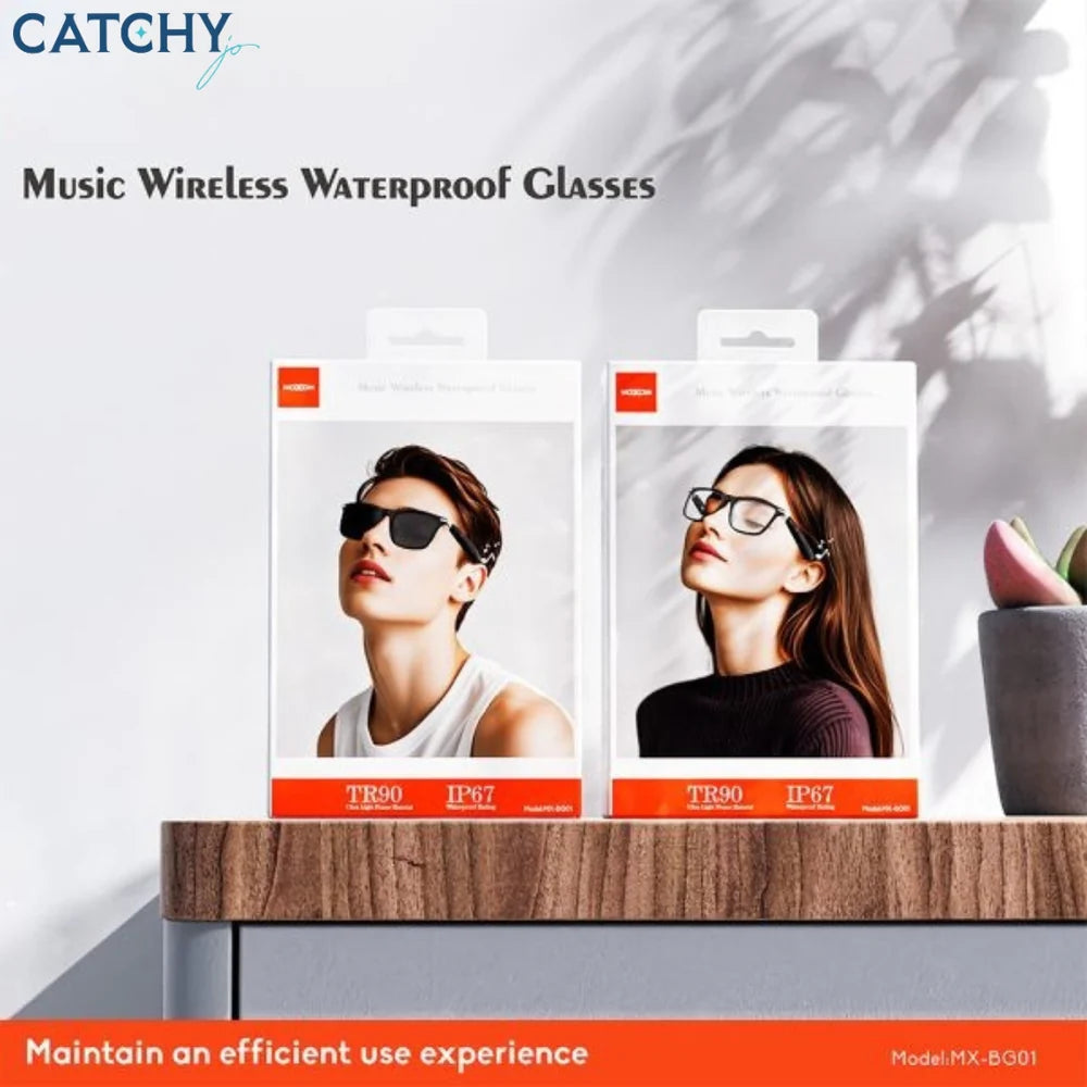 Lentes Audifonos Inteligentes Bluetooth Moxom MX-BG01 Negro – imagen 4