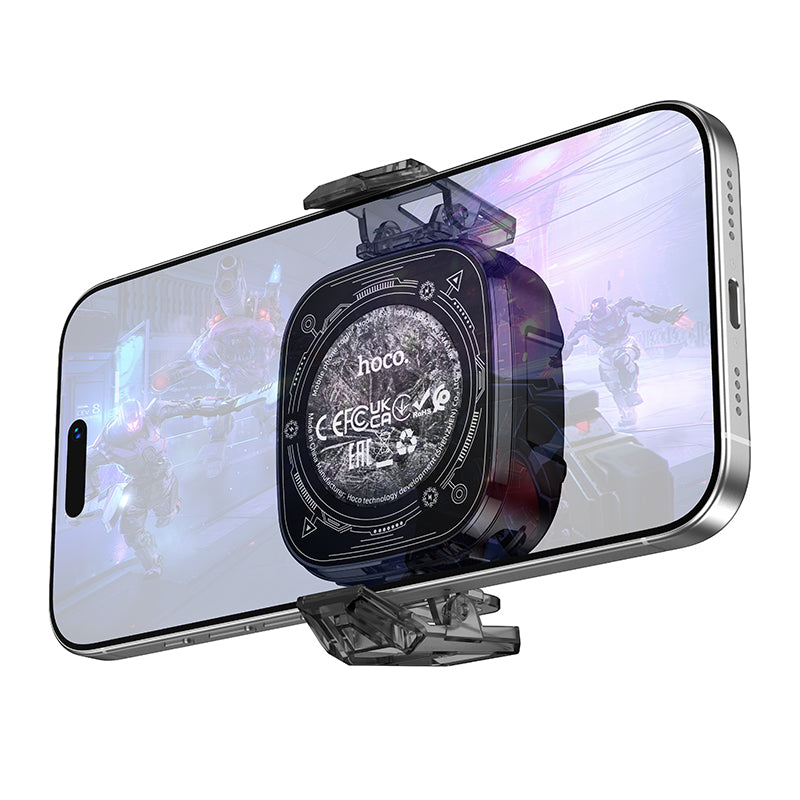 Soporte Enfriador Para Smartphone Rgb Hoco Ga5 Negro – imagen 5