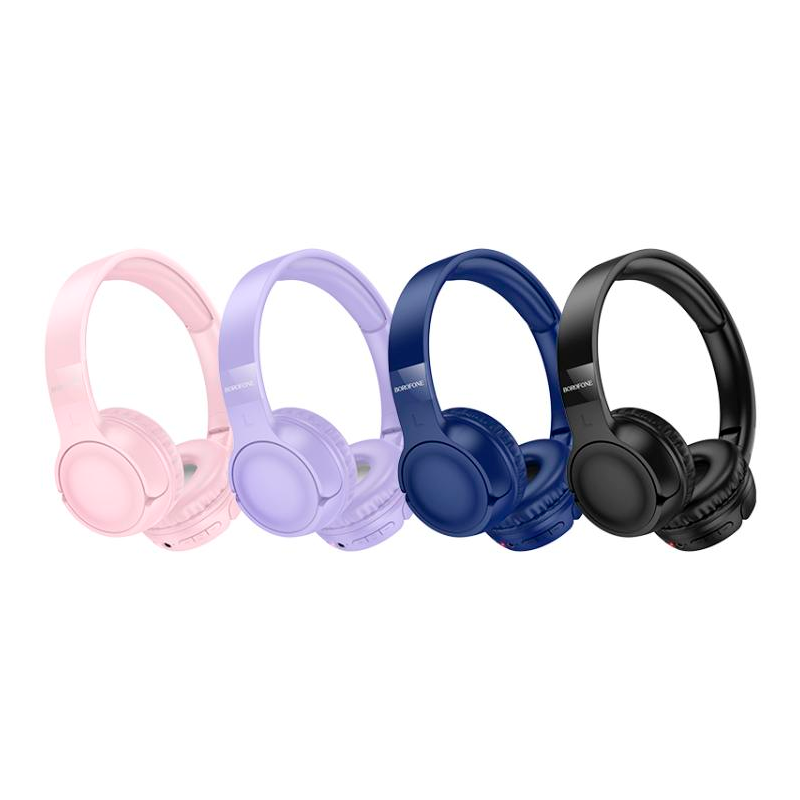 Audífonos Headset Bluetooth Borofone Bo32 Azul – imagen 3