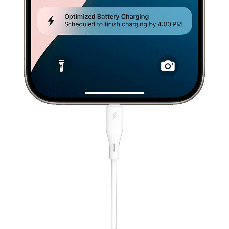 Cable Usb Para Lightning 2.4a 1 Metro Motomo Blanco – imagen 2