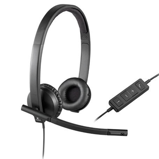Audifono Con Microfono Logitech Headset Stereo H570e Usb