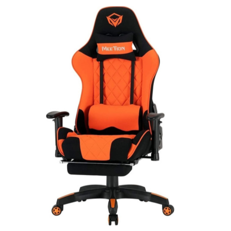 Silla Gamer Meetion CHR25 Naranjo Negro – imagen 6
