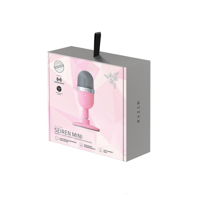 Micrófono Streamer Razer Seiren Mini Quartz Rosado – imagen 2