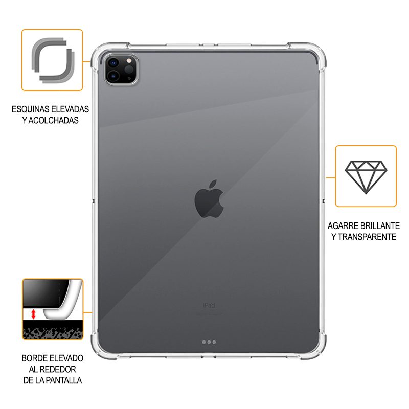 Carcasa Transparente Para Ipad 12.9 2022 – imagen 3