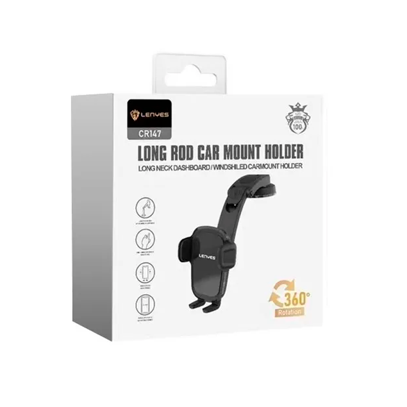Soporte De Auto Parabrisas Lenyes Cr147 Negro – imagen 3