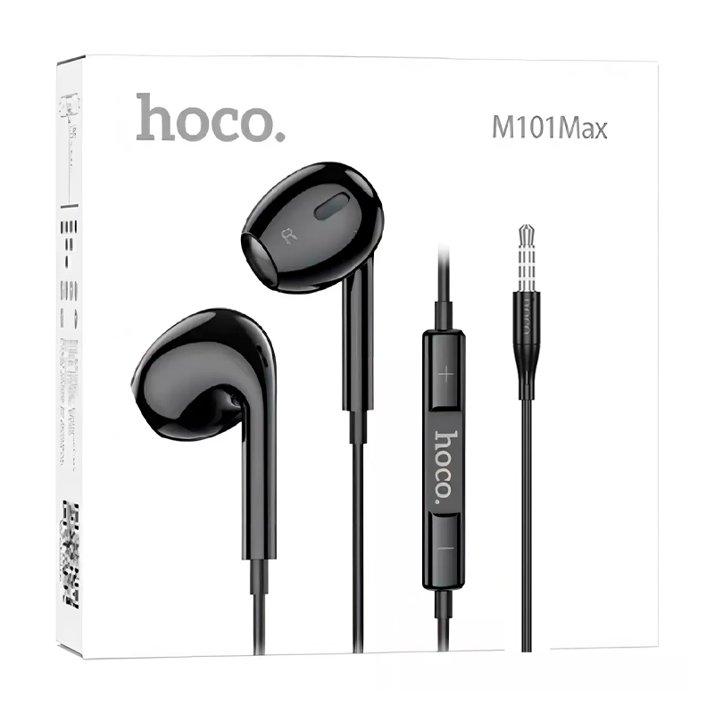 Audífonos In Ear Hoco M101 Max 3.5mm Crystal Negro – imagen 3