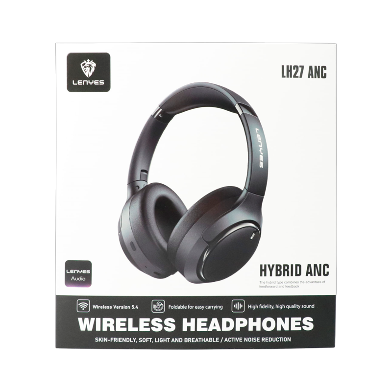Audífonos Headset Bluetooth Lenyes Lh27 Anc Negro – imagen 3