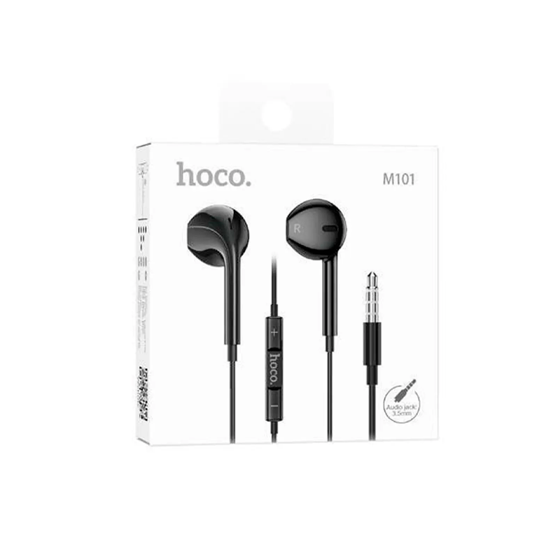 Audífonos In Ear Hoco M101 Crystal 3.5mm Negro – imagen 3