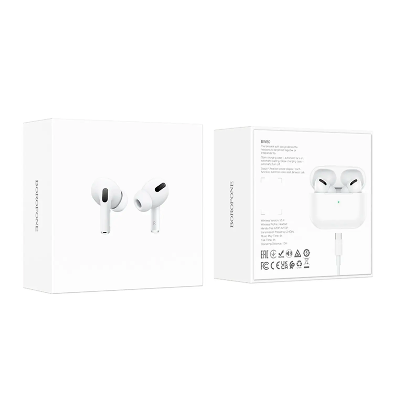 Audífonos Bluetooth In Ear Borofone Bw80 Blanco – imagen 2