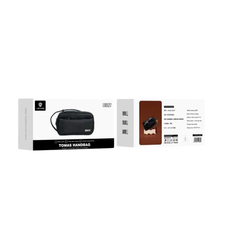 Bolso De Mano Cuerina Lenyes Lb527 Negro – imagen 3