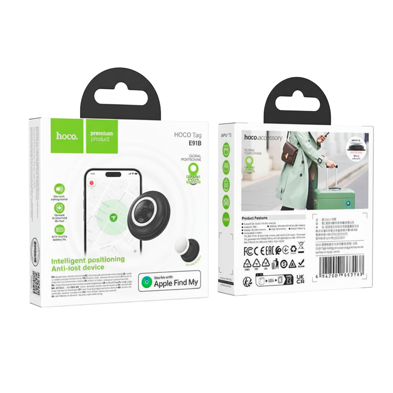 Dispositivo Inteligente Anti Pérdida Hoco Tag E91b Para Iphone Gps – imagen 3
