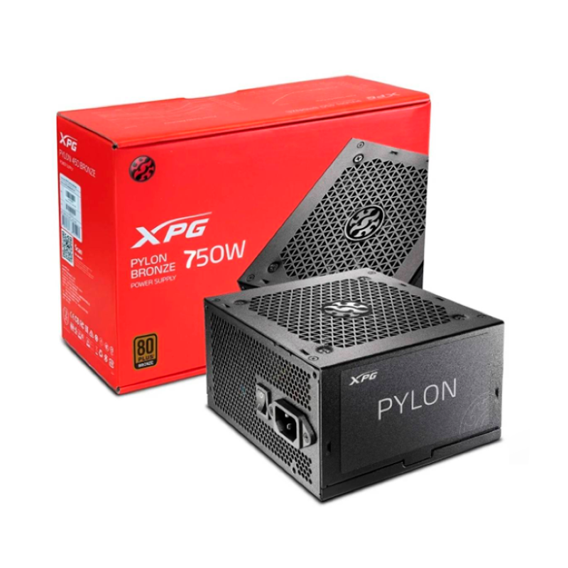 Fuente de Poder Xpg Pylon 750w 80+ Plus Bronce Negro