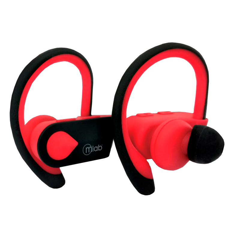 Audifonos Bluetooth Deportivo Sport Twins Microlab Rojo