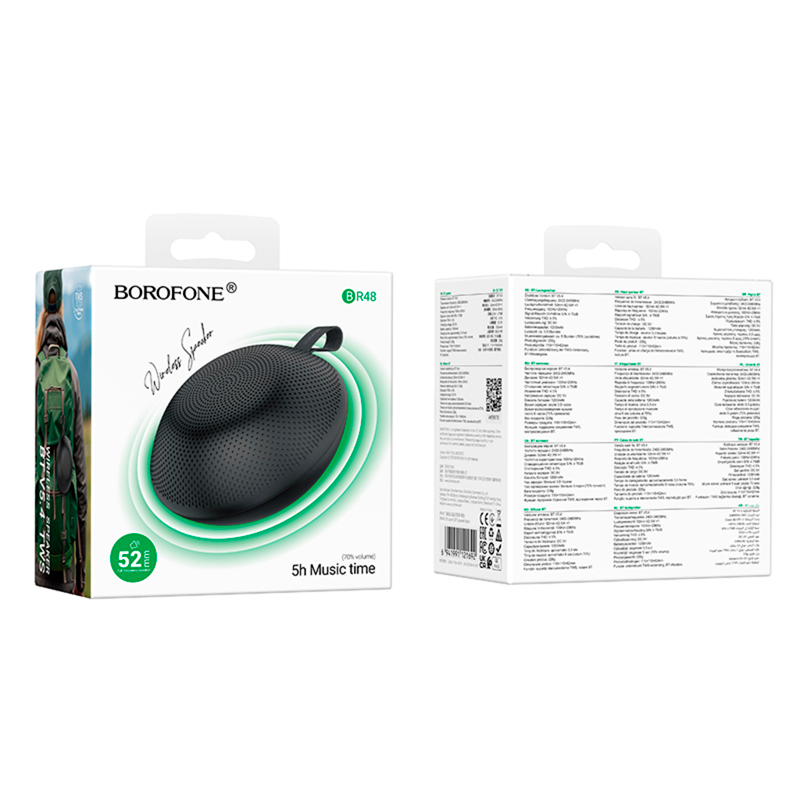 Parlante Inalambrico Bluetooth Borofone Br48 Ufo Tws Negro – imagen 3