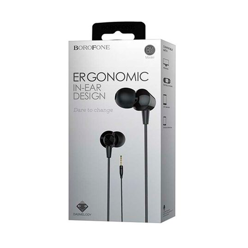 Audífonos In Ear 3.5mm Borofone Bw20 Negro – imagen 3