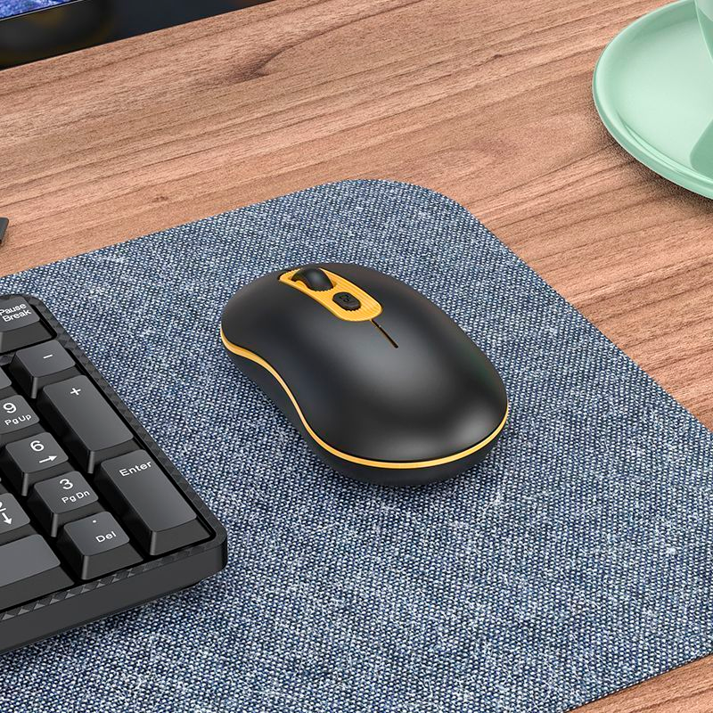 Mouse Hoco Wireless Gm21 Platinum 2.4g Negro – imagen 3
