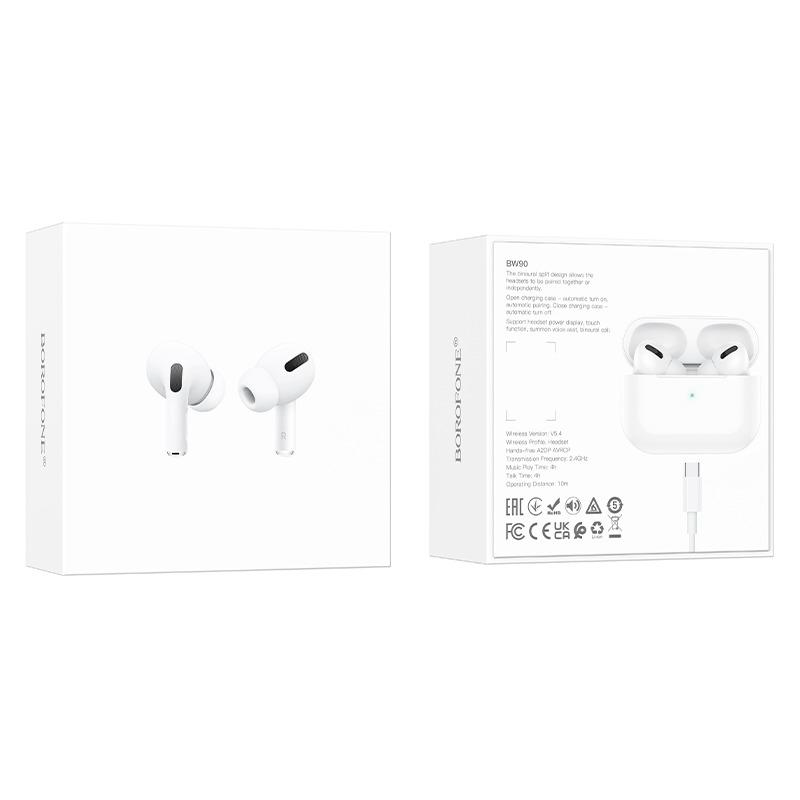 Audífonos Bluetooth In Ear Borofone Bw90 Blanco – imagen 3