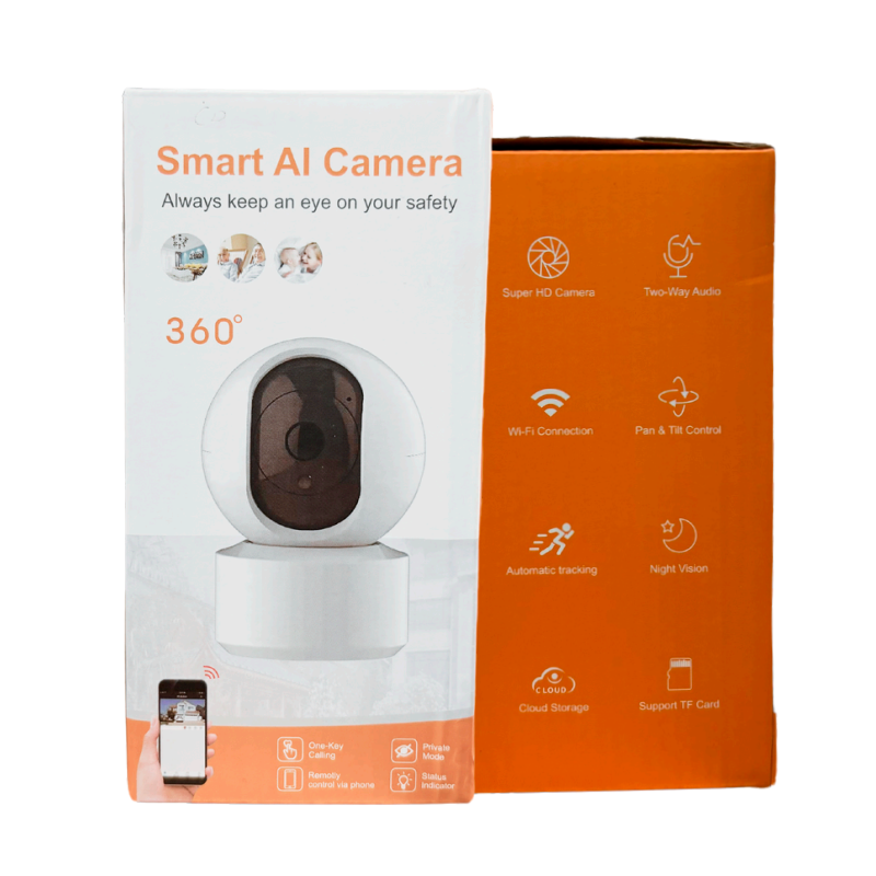 Cámara Seguridad Wifi Video Interior 360 Full Hd Blanco – imagen 3